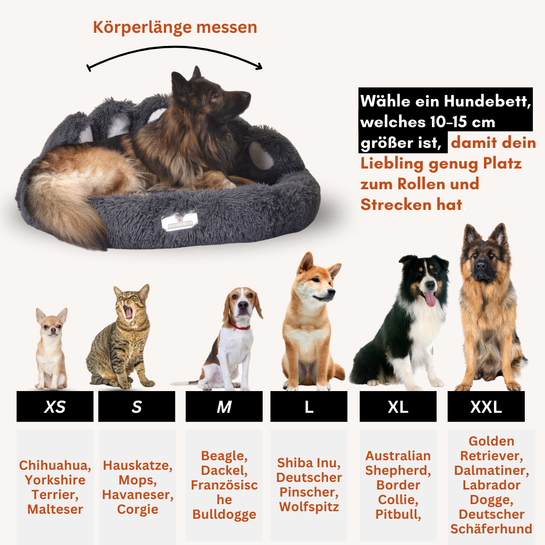 Deluxe 'Wolke 7' hundebett