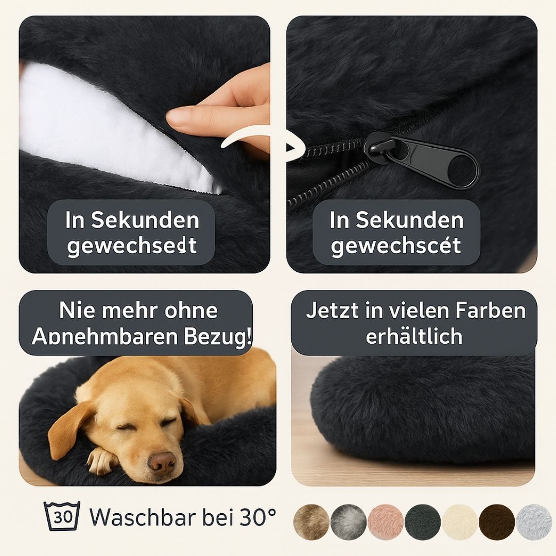Pfoten&Nasen™Das gemütliche Haustierbett 'Wolke 7'