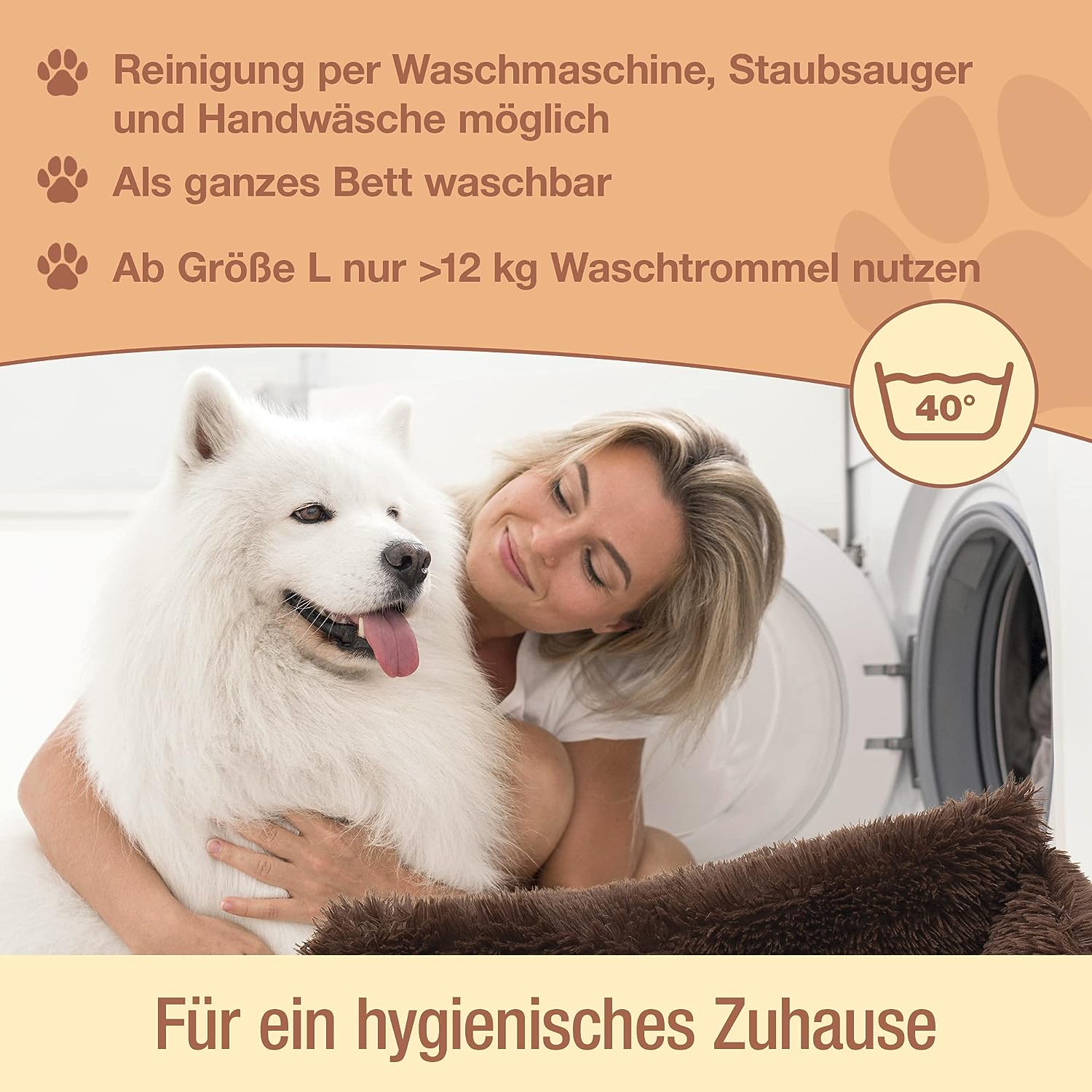 pfotestore Pfoten&Nasen™Das gemütliche Hundebett